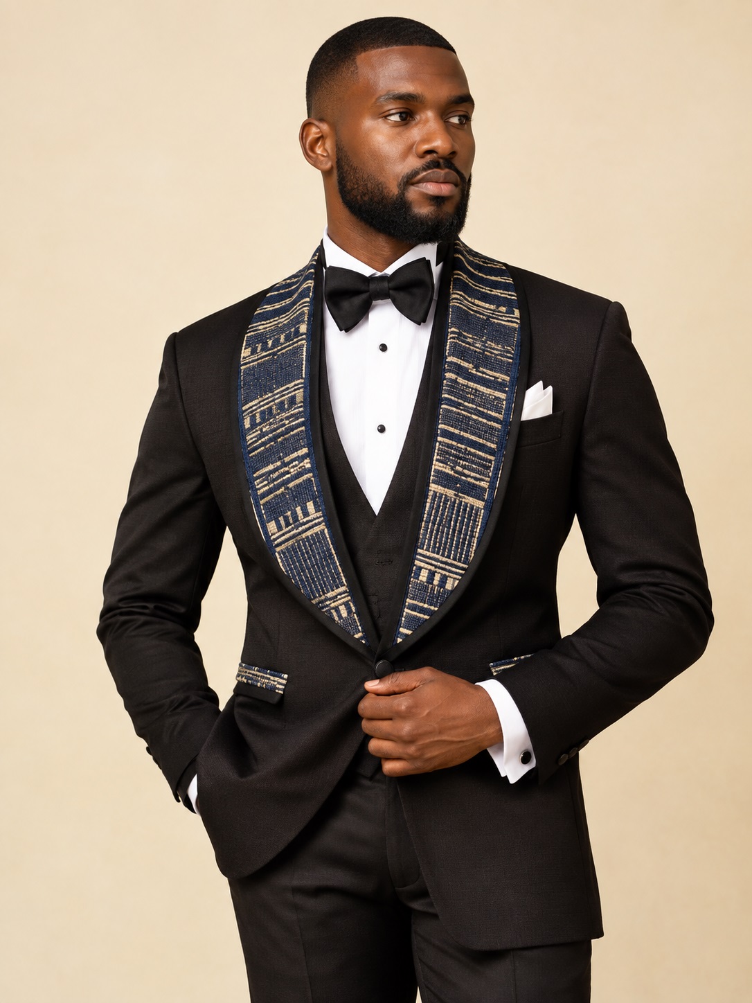 MOSH Aso-Oke Architectural Menswear Suit